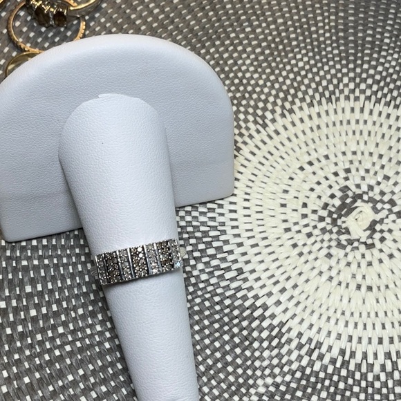 Sterling Champagne Stone Ring - Picture 1 of 6